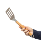 Espátula de barbacoa con abrebotellas y mango de madera sexta vista