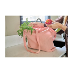 Bolsa tote de algodón de tamaño grande y asas largas 140g/m² duodécima vista