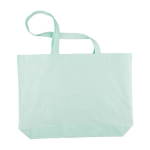 Bolsa tote de algodón de tamaño grande y asas largas 140g/m² cuarta vista