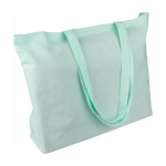 Bolsa tote de algodón de tamaño grande y asas largas 140g/m² sexta vista