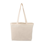 Bolsa de algodón con certificación OEKO-TEX y asas largas 140g séptima vista