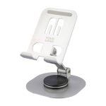 Soporte para móvil plegable de aluminio con rotación 360° segunda vista