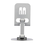Soporte para móvil plegable de aluminio con rotación 360° cuarta vista