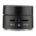 Soporte magnético de plástico para móvil plegable y con ventosa color negro primera vista