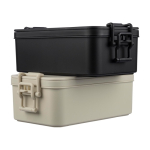 Fiambrera apilable de dos pisos con set de cubiertos 2.2 L sexta vista