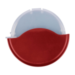 Cortapizza con funda extraíble y cuchilla de acero inoxidable color rojo primera vista