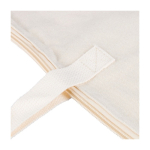 Bolsa de polialgodón reciclado con cremallera y asas largas 330g/m² séptima vista