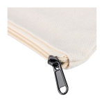 Bolsa de polialgodón reciclado con cremallera y asas largas 330g/m² octava vista