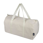 Bolsa deportiva de polialgodón reciclado con cremallera 330 g/m² primera vista