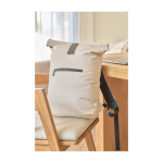 Mochila enrollable de cuero sintético para portátil 16'' duodécima vista