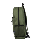 Mochila deportiva con bandas elásticas y mallas laterales tercera vista