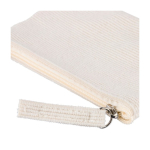 Monedero hecho de pana para personalizar con cremallera a juego cuarta vista