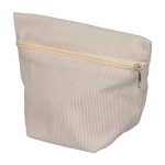 Neceser hecho de pana para personalizar con cremallera a juego primera vista