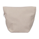 Neceser hecho de pana para personalizar con cremallera a juego cuarta vista