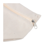 Neceser hecho de pana para personalizar con cremallera a juego séptima vista