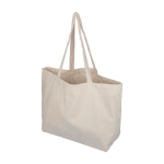 Bolsa de pana con asas largas con un compartimento y bolsillo interno primera vista