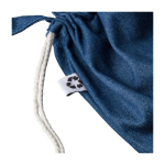 Mochila cuerdas y bolsa vaquera reciclada con cordones color natural novena vista