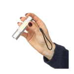 Linterna de aluminio recargable con muñequera y 3 modos de luz décima vista