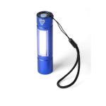 Linterna de aluminio recargable con muñequera y 3 modos de luz tercera vista