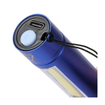 Linterna de aluminio recargable con muñequera y 3 modos de luz quinta vista