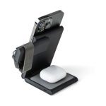 Estación de carga inalámbrica magnética 3 en 1 ultrafina 15W novena vista