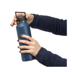 Botella acero inoxidable de doble pared con tapa de transporte 600ml duodécima vista