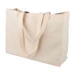 Bolsa de algodón con certificación OEKO-TEX y asas largas 180g/m² séptima vista