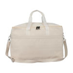 Bolsa nevera con fuelle y doble asas regulables con capacidad de 23L color beige primera vista