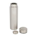 Termo de acero inoxidable doble pared con filtro de té 450ml color plateado mate segunda vista