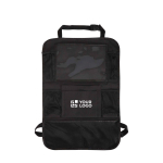 Organizador para coche con bolsillos de malla y ventana vista principal