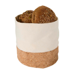 Cesta de pan de algodón ligera y fácil de limpiar multiusos color natural