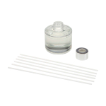 Difusor con varillas perfumadas refrescantes y aromas suaves 100ml color blanco segunda vista