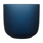 Elegante bandeja de madera con 2 vasos de cristal mate 200ml color azul bondi segunda vista frontal