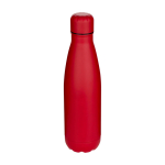 Botella de agua de acero inoxidable reciclado con tapón 750ml color rojo