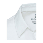 Camisa de popelina de mujer manga larga y corte recto 133 g/m2 Elevate color blanco vista detalle 1