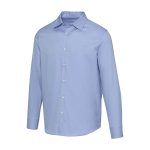 Camisa de algodón de sarga de hombre de manga larga 185 g/m2 Elevate color azul claro