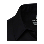 Camisa de mujer de algodón de sarga de manga larga 185 g/m2 Elevate color negro vista detalle 1