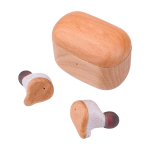 Auriculares inalámbricos con tecnología ENC Prixton TWS163 color madera segunda vista