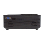 Proyector portátil con HDMI y mando a distancia Prixton Lumière color negro segunda vista trasera