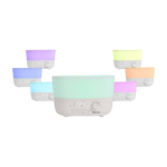 Humidificador aromático 4 en 1 con altavoz 12W Prixton Connected color blanco segunda vista