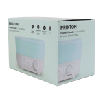 Humidificador aromático 4 en 1 con altavoz 12W Prixton Connected color blanco segunda vista con caja