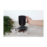 Taza de plástico inteligente control temperatura Prixton Tempo 300 ml color negro imagen de estilo de vida