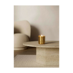 Vela perfumada de cera de soja de 3 aromas distintos 210g WELLmark color dorado imagen de estilo de vida 2