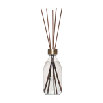 Mikado de vidrio fabricado en UE con varios aromas 200ml color transparente vista impresa logo 2
