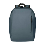 Mochila antirrobo de cuero sintético con acceso trasero 18L PC 15” color azul bondi segunda vista frontal
