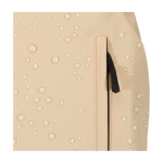 Mochila antirrobo de cuero sintético con acceso trasero 18L PC 15” color marfil vista detalle 1