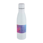 Botella térmica de acero inoxidable especial para sublimación 500ml color blanco