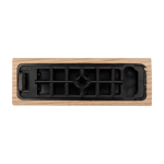 Ambientador para coche de madera reutilizable con recambios color madera segunda vista trasera