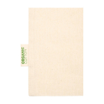 Bolsa de algodón orgánico con amplio compartimento 7L 100 g/m2 color natural vista detalle 2