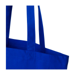 Bolsa tote de algodón orgánico con fondo amplio 11L 180g/m2 color azul real vista detalle 2